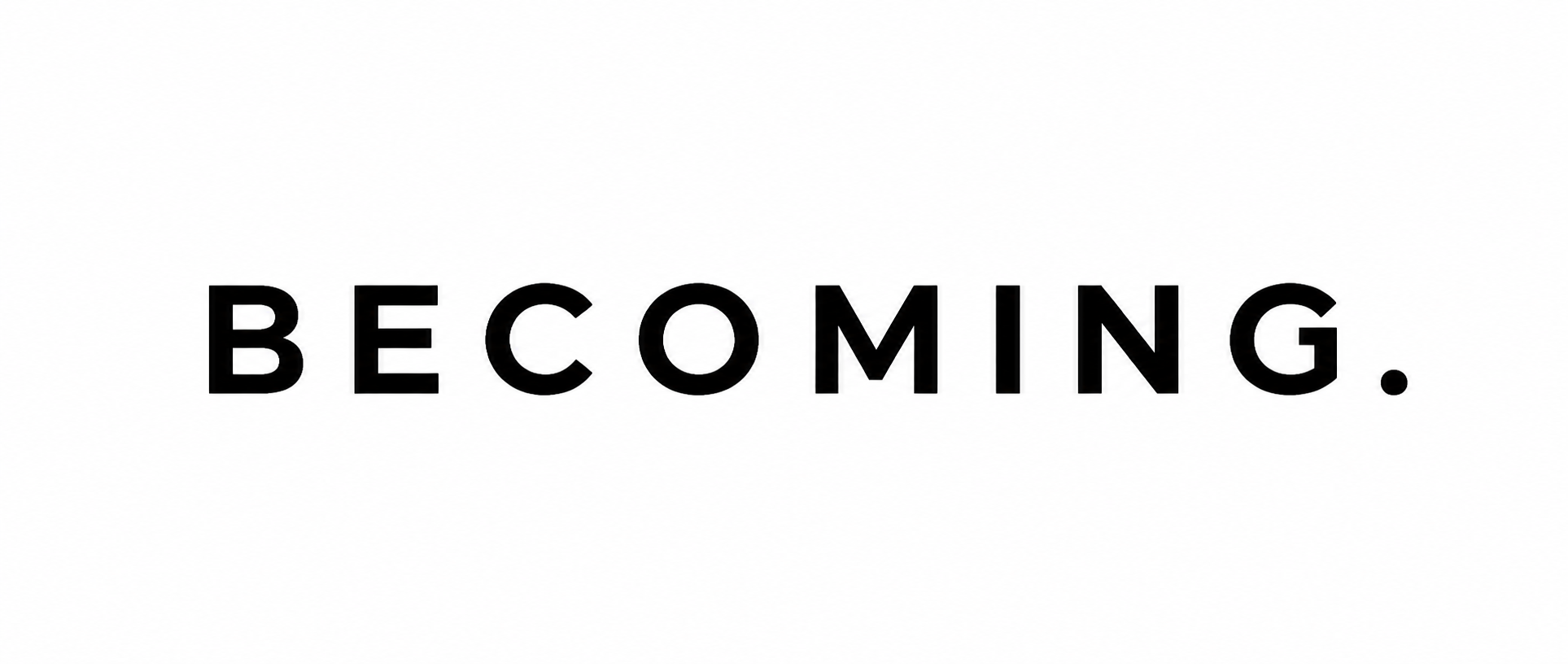 Becoming Signature Tee — Black